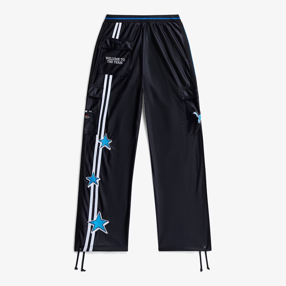 *NWT* Unisex Black Detroit Lions Track Pants
